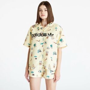 ADIDAS ORIGINALS All Over Beach Print Shirt